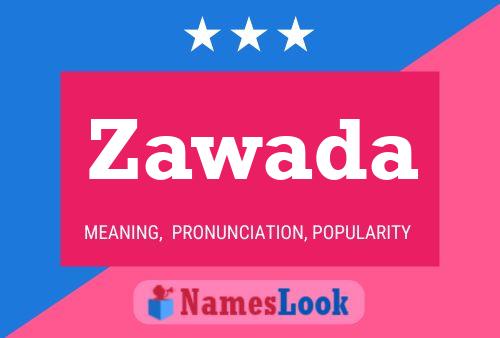 Zawada Name Poster