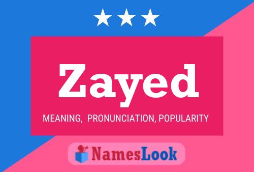 Zayed Name Poster