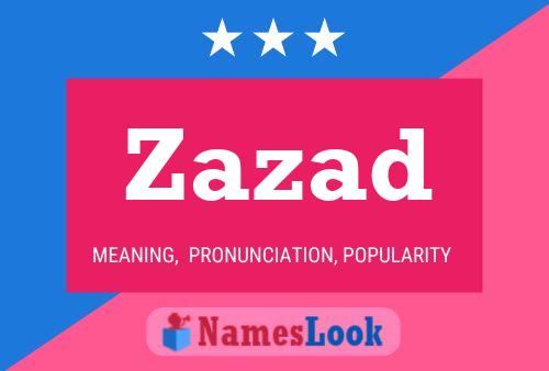 Zazad Name Poster