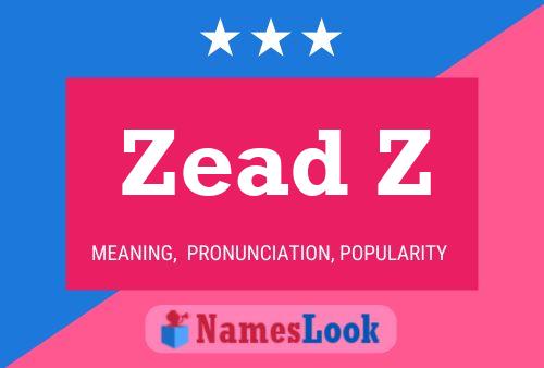 Zead Z Name Poster