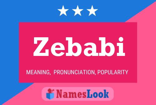 Zebabi Name Poster