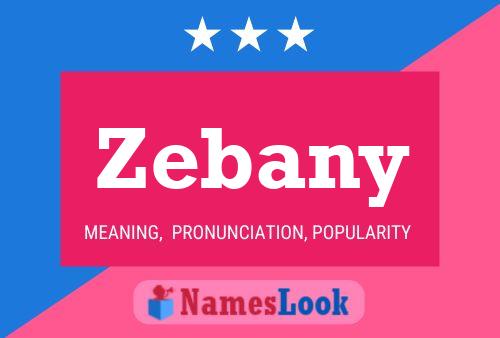 Zebany Name Poster