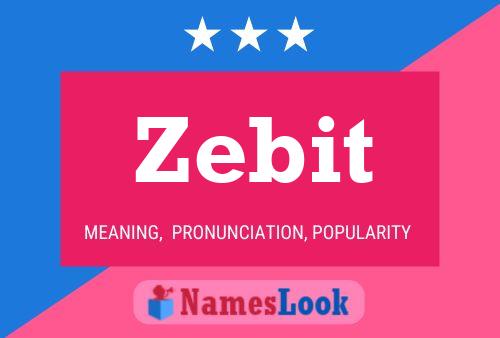 Zebit Name Poster