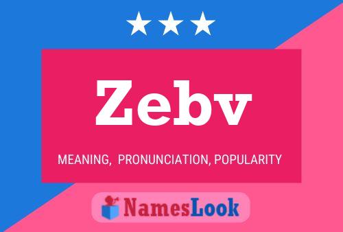 Zebv Name Poster