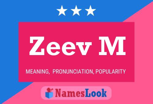 Zeev M Name Poster