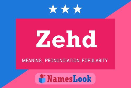 Zehd Name Poster