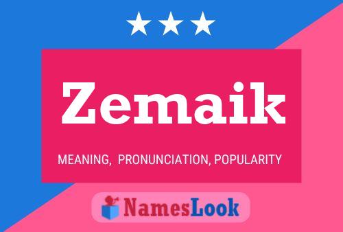 Zemaik Name Poster