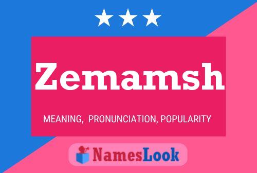 Zemamsh Name Poster