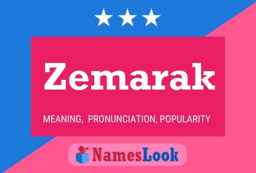 Zemarak Name Poster