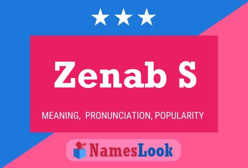 Zenab S Name Poster