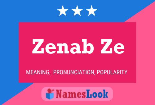 Zenab Ze Name Poster