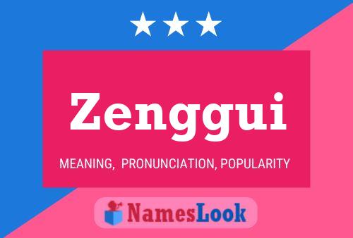 Zenggui Name Poster