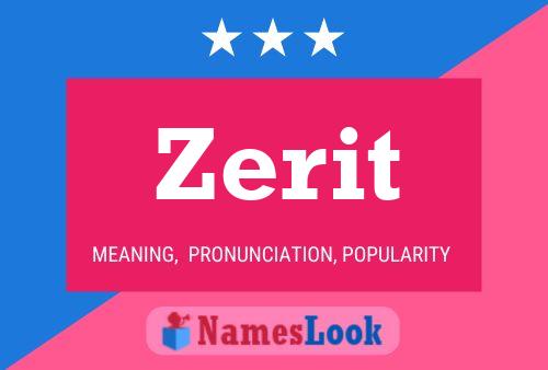 Zerit Name Poster