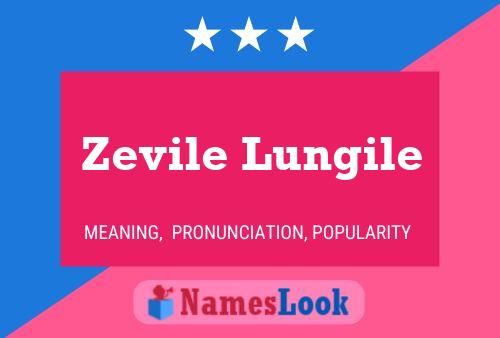 Zevile Lungile Name Poster