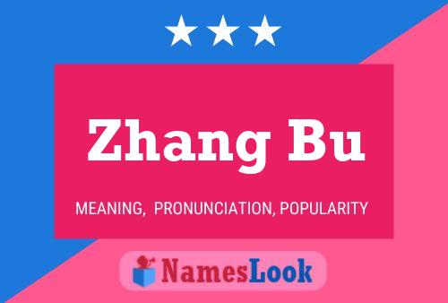 Zhang Bu Name Poster