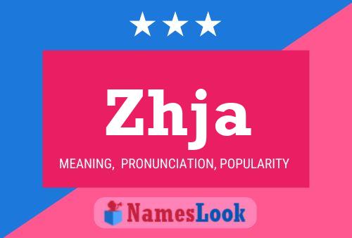 Zhja Name Poster