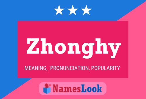 Zhonghy Name Poster