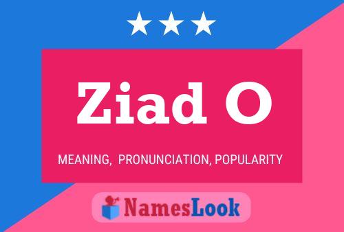 Ziad O Name Poster