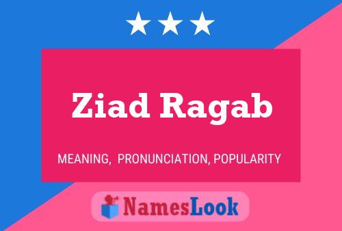 Ziad Ragab Name Poster