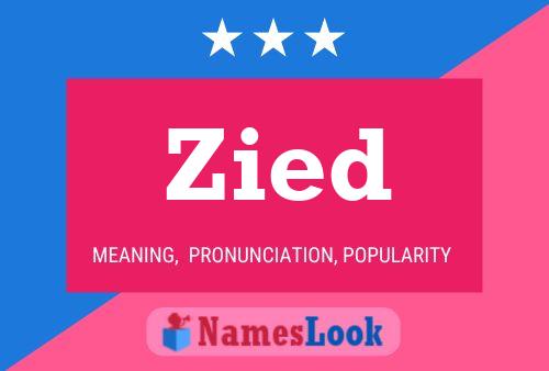 Zied Name Poster