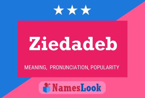 Ziedadeb Name Poster