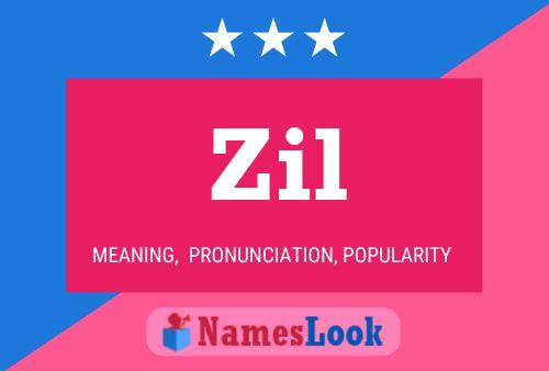 Zil Name Poster