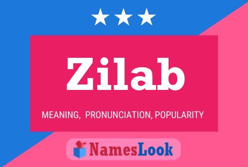 Zilab Name Poster