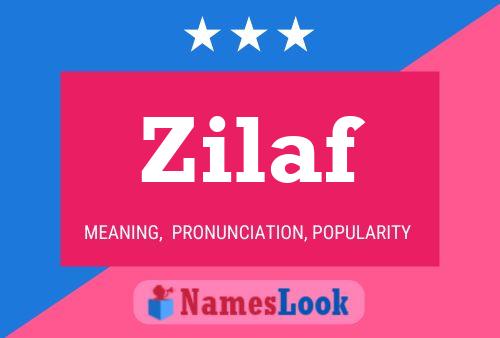 Zilaf Name Poster