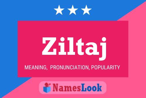 Ziltaj Name Poster