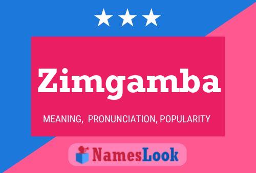 Zimgamba Name Poster