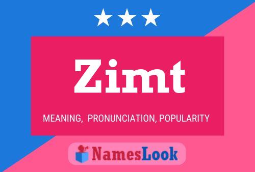 Zimt Name Poster