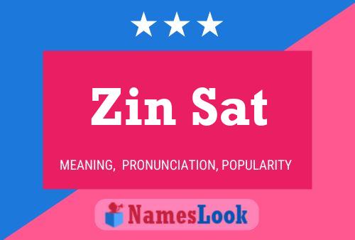 Zin Sat Name Poster