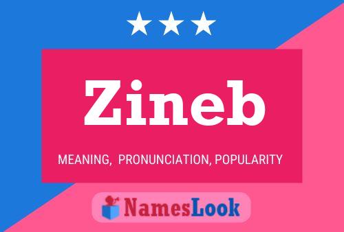 Zineb Name Poster