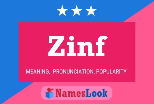 Zinf Name Poster