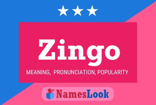 Zingo Name Poster