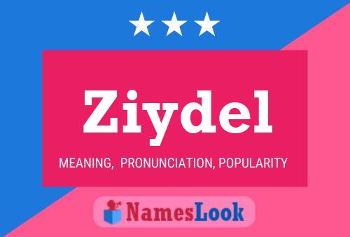 Ziydel Name Poster