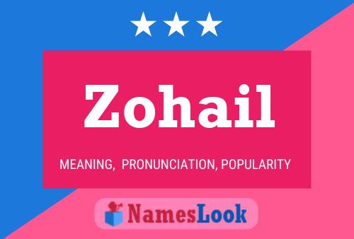 Zohail Name Poster