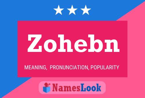 Zohebn Name Poster