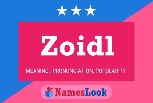 Zoidl Name Poster