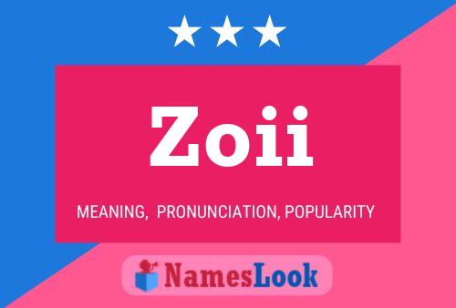 Zoii Name Poster