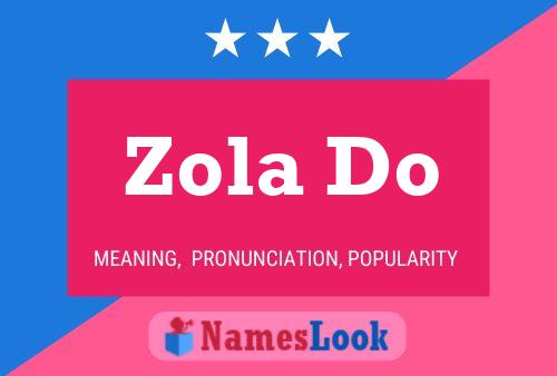 Zola Do Name Poster