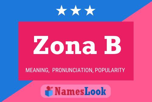 Zona B Name Poster