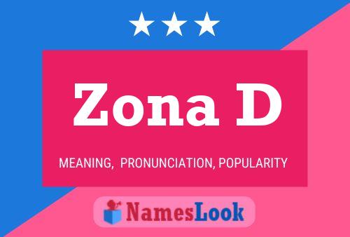 Zona D Name Poster