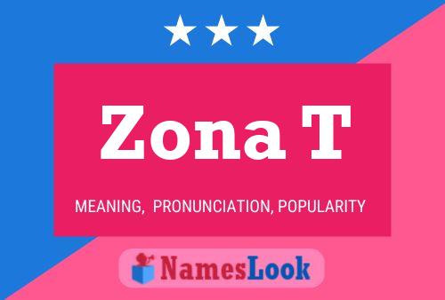 Zona T Name Poster