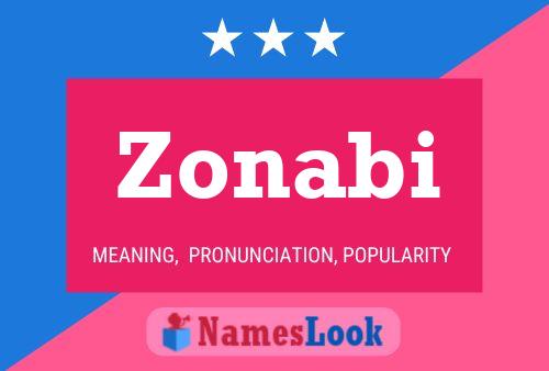 Zonabi Name Poster