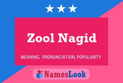 Zool Nagid Name Poster