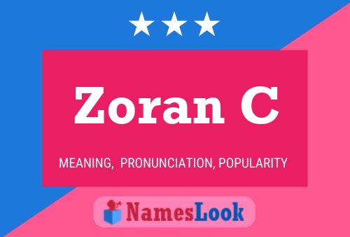 Zoran C Name Poster