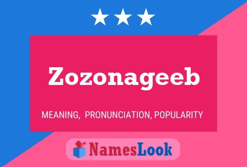 Zozonageeb Name Poster