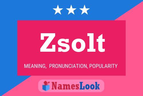 Zsolt Name Poster