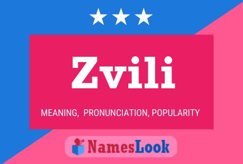 Zvili Name Poster